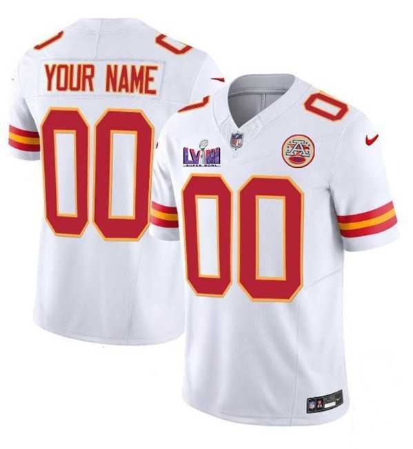 Men & Women & Youth Kansas City Chiefs Active Player Custom White 2024 F.U.S.E. Super Bowl LVIII Patch Vapor Untouchable Limited Jersey,We sell and wholesale Men & Women & Youth Kansas City Chiefs Active Player Custom White 2024 F.U.S.E. Super Bowl LVIII Patch Vapor Untouchable Limited Jersey on line form chian!